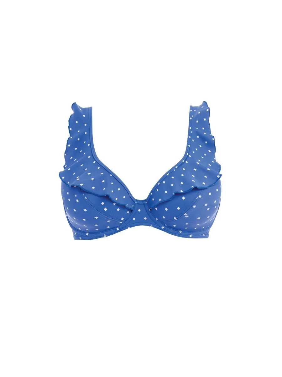 FREYA Jewel Cove High Apex Bikini Top - Azure 7 FREYA Jewel Cove High Apex Bikini Top - Azure - Image 5
