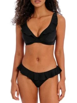 FREYA Jewel Cove High Apex Bikini Top - Plain Black -FREYA Shop freya 20swimwear 20jewel 20cove 20as7230 20plk 20full