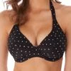 FREYA Jewel Cove Halter Bikini Top - Black -FREYA Shop freya 20swimwear 20jewel 20cove 20as7232 20blk 20f
