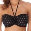 FREYA Jewel Cove Bandeau Bikini Top - Black -FREYA Shop freya 20swimwear 20jewel 20cove 20as7233 20blk 20f