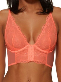 Gossard Superboost Lace Deep V Bralette - Neon Coral 10 Gossard Superboost Lace Deep V Bralette - Neon Coral -FREYA Shop gossard 20superboost 20lace 207718 20neon 20coral 20f