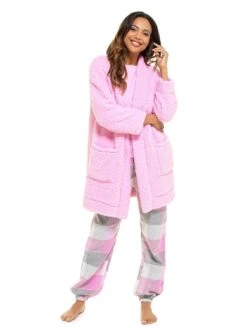 Sherpa Fleece Robe 14 Sherpa Fleece Robe -FREYA Shop ln1704 1