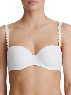 MARIE JO Tom Padded Balcony Bra - White