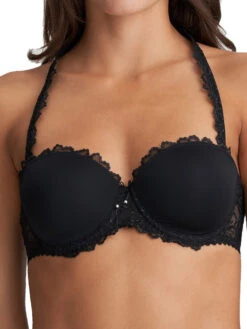 MARIE JO Jane Padded Strapless Bra - Black -FREYA Shop marie jo lingerie strapless bra jane 0101338 blackf2