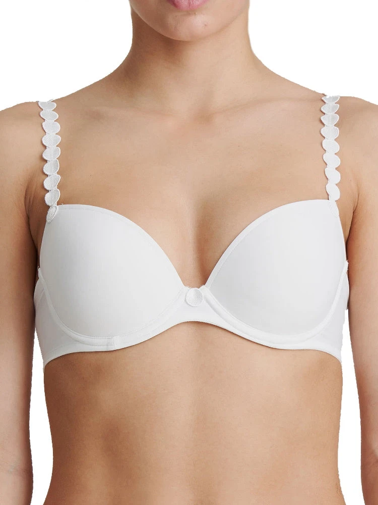 MARIE JO Tom Padded Plunge Bra - White 3 MARIE JO Tom Padded Plunge Bra - White