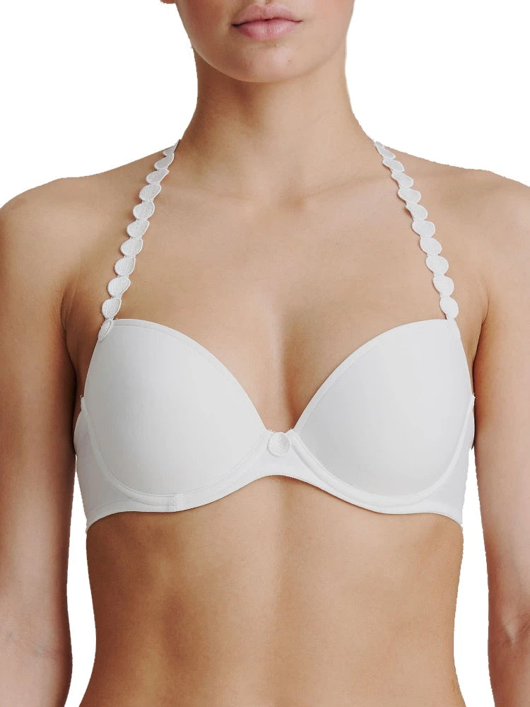 MARIE JO Tom Padded Plunge Bra - White 5 MARIE JO Tom Padded Plunge Bra - White - Image 3