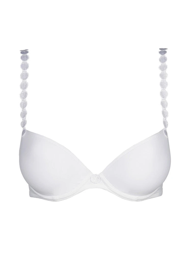 MARIE JO Tom Padded Plunge Bra - White 6 MARIE JO Tom Padded Plunge Bra - White - Image 4