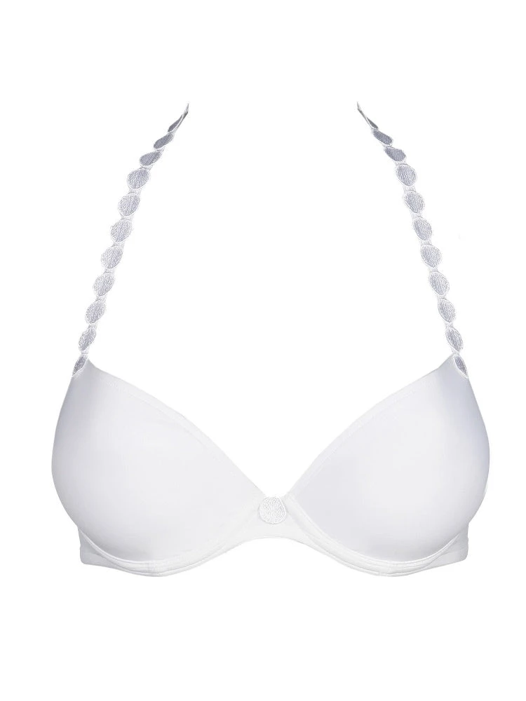 MARIE JO Tom Padded Plunge Bra - White 7 MARIE JO Tom Padded Plunge Bra - White - Image 5