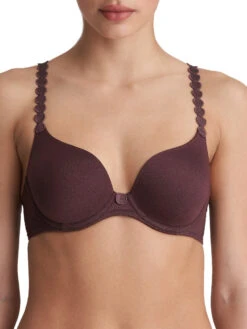 MARIE JO Tom Padded Heartshape Bra - Aubergine