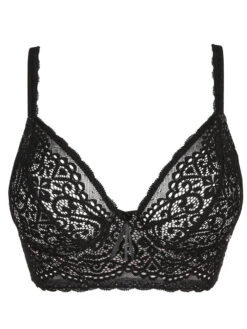 Twist "I Do" Deep Plunge Longline Bra - Zwart -FREYA Shop priido141606 20bra 20cut 20out