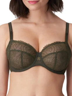 PRIMADONNA Sophora Full Cup Bra - Khaki 10 PRIMADONNA Sophora Full Cup Bra - Khaki -FREYA Shop primadonna lingerie underwired bra sophora 0163181 green