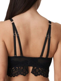 Twist First Night Longline Plunge Bra - Black -FREYA Shop primadonna twist lingerie underwired bra first night 0141886 black b