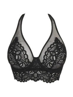 Twist First Night Longline Plunge Bra - Black -FREYA Shop primadonna twist lingerie underwired bra first night 0141886 black p2