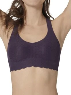 Sloggi ZERO Feel Lace Racerback Top - Blackcurrant Juice