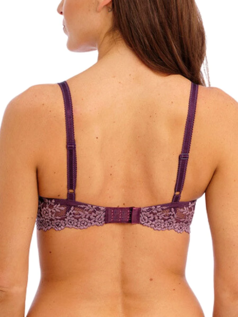 Wacoal Embrace Lace Contour Bra - Italian Plum/Valerian 4 Wacoal Embrace Lace Contour Bra - Italian Plum/Valerian - Image 2