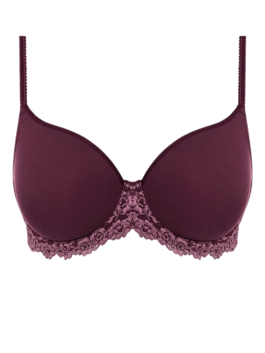 Wacoal Embrace Lace Contour Bra - Italian Plum/Valerian 5 Wacoal Embrace Lace Contour Bra - Italian Plum/Valerian - Image 3