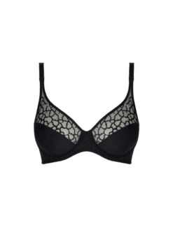Wacoal Lisse Classic Underwired Bra - Black -FREYA Shop wacoal 20lisse 20bra 20we145002 20blk 20p