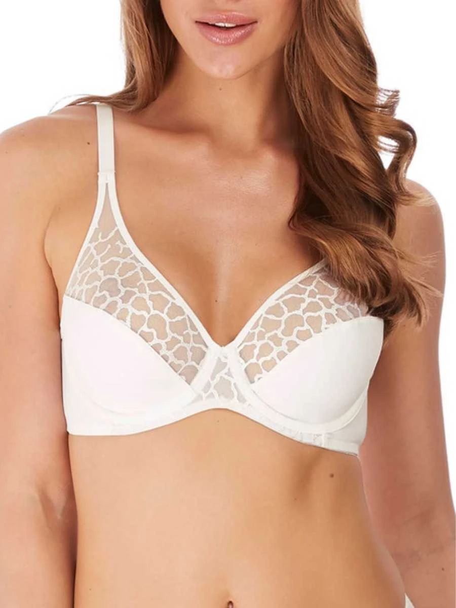 Wacoal Lisse Classic Underwired Bra - White 3 Wacoal Lisse Classic Underwired Bra - White