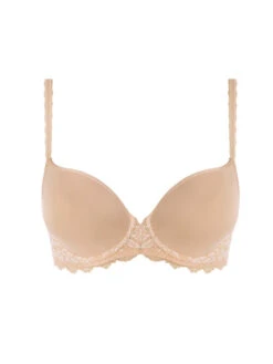 Wacoal Lace Perfection Contour Bra - Cafe Creme -FREYA Shop we135004 cac cut wacoal lingerie lace perfection cafe creme contour bra