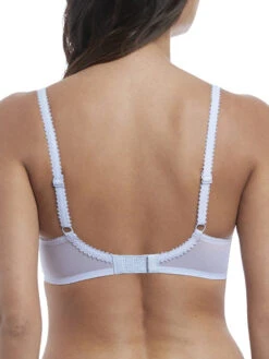 Wacoal Lace Essentiel Contour Bra - Celestial Blue/Navy -FREYA Shop we136004 cey back wacoal lace essentiel chill red contour bra