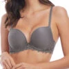 Wacoal Lace Essentiel Contour Bra - Soft Grey -FREYA Shop we136004 sog primary wacoal lace essentiel soft grey contour bra